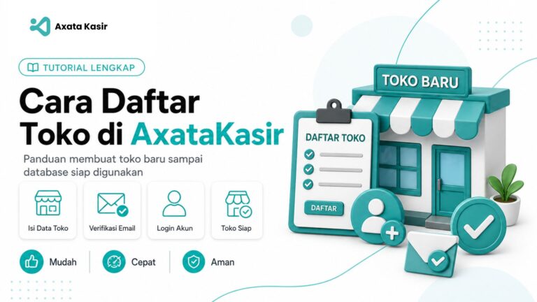 Daftar Toko- Tutorial AxataKasir