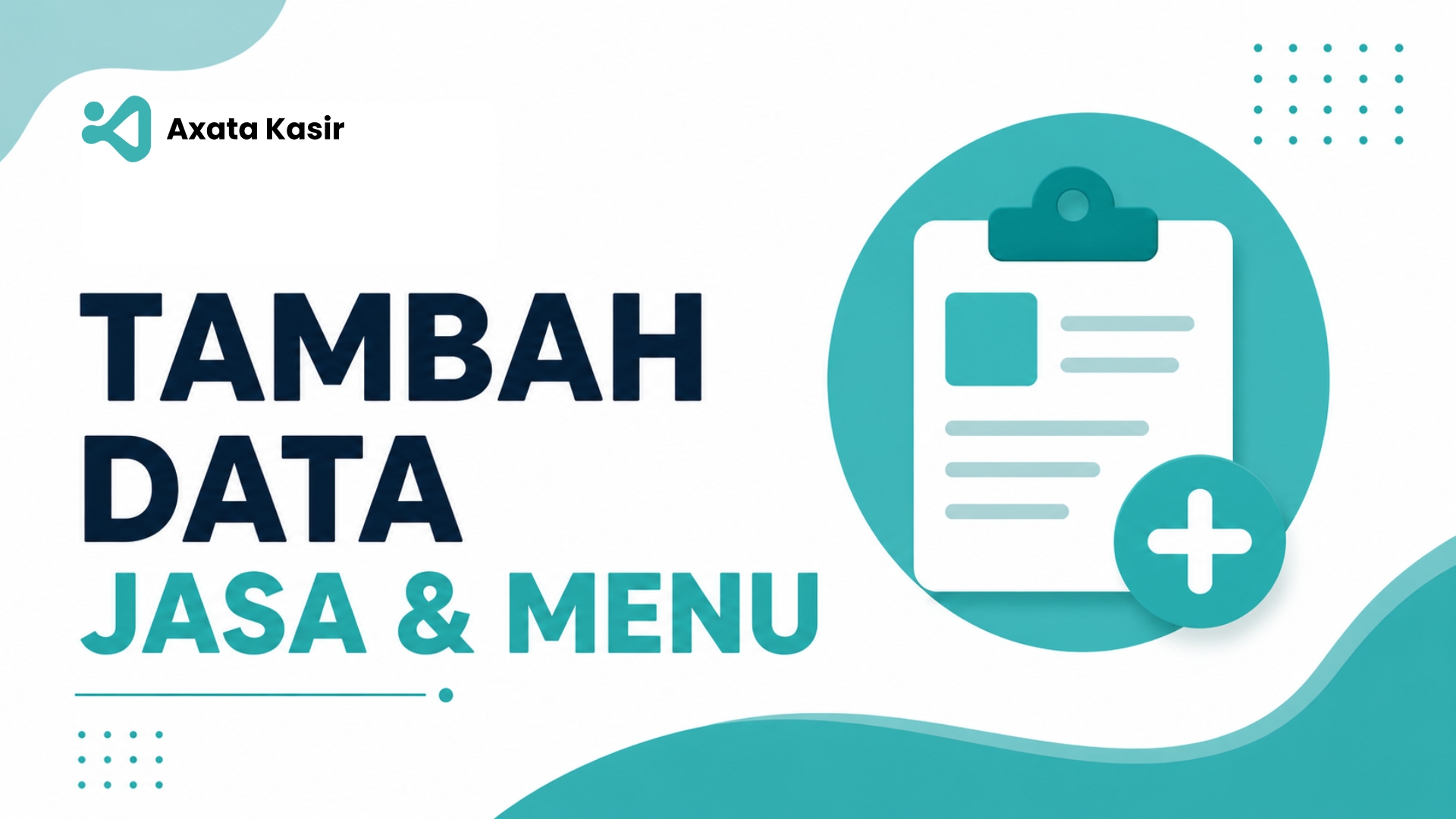 Data Menu di Axata Kasir Lite