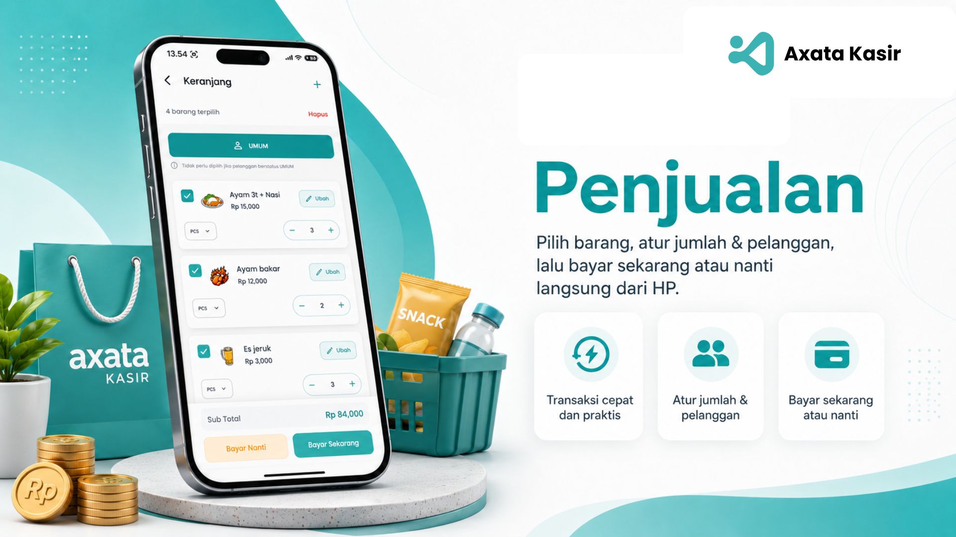 Penjualan Axata Kasir Lite